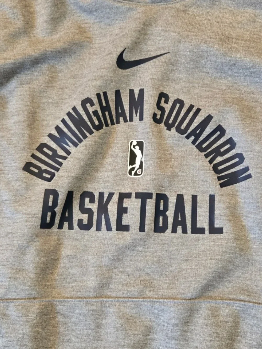 NWT Nike Gray Birmingham Squadron Basketball Hoodie Sz XXL Tall